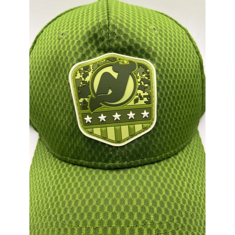 New‎ Jersey Devils Prudential Golf Cap Green Mesh Adjustable Adult Unisex